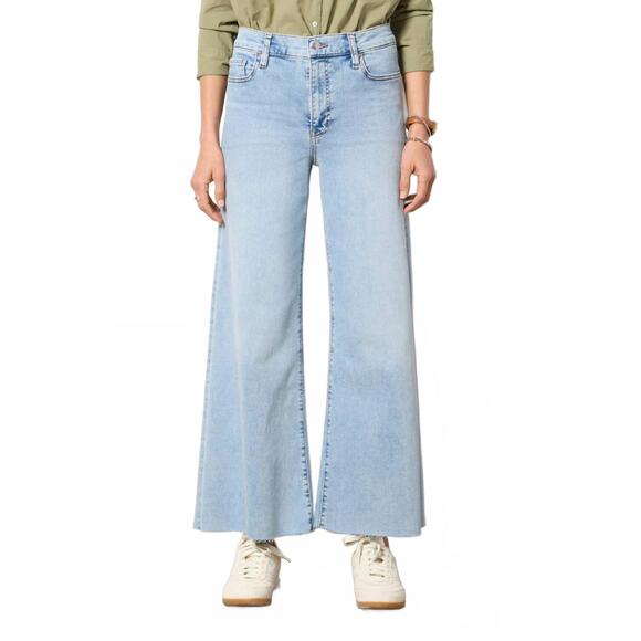FRAME Denim - NEW FRAME le palazzo crop jean in light blue